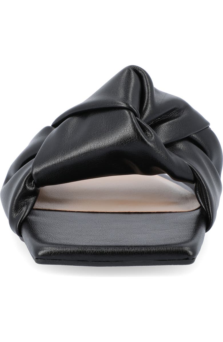 Journee Collection Dianah Sandal, Alternate, color, Black