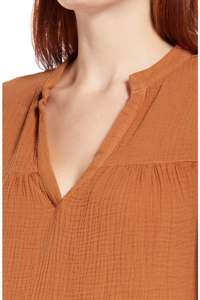 Maternal American Maternity Swing Dress, Alternate, color, MARIGOLD