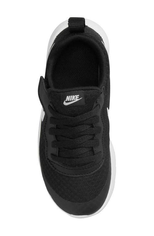 Nike Kids' Tanjun Ez Sneaker In Black/white/white