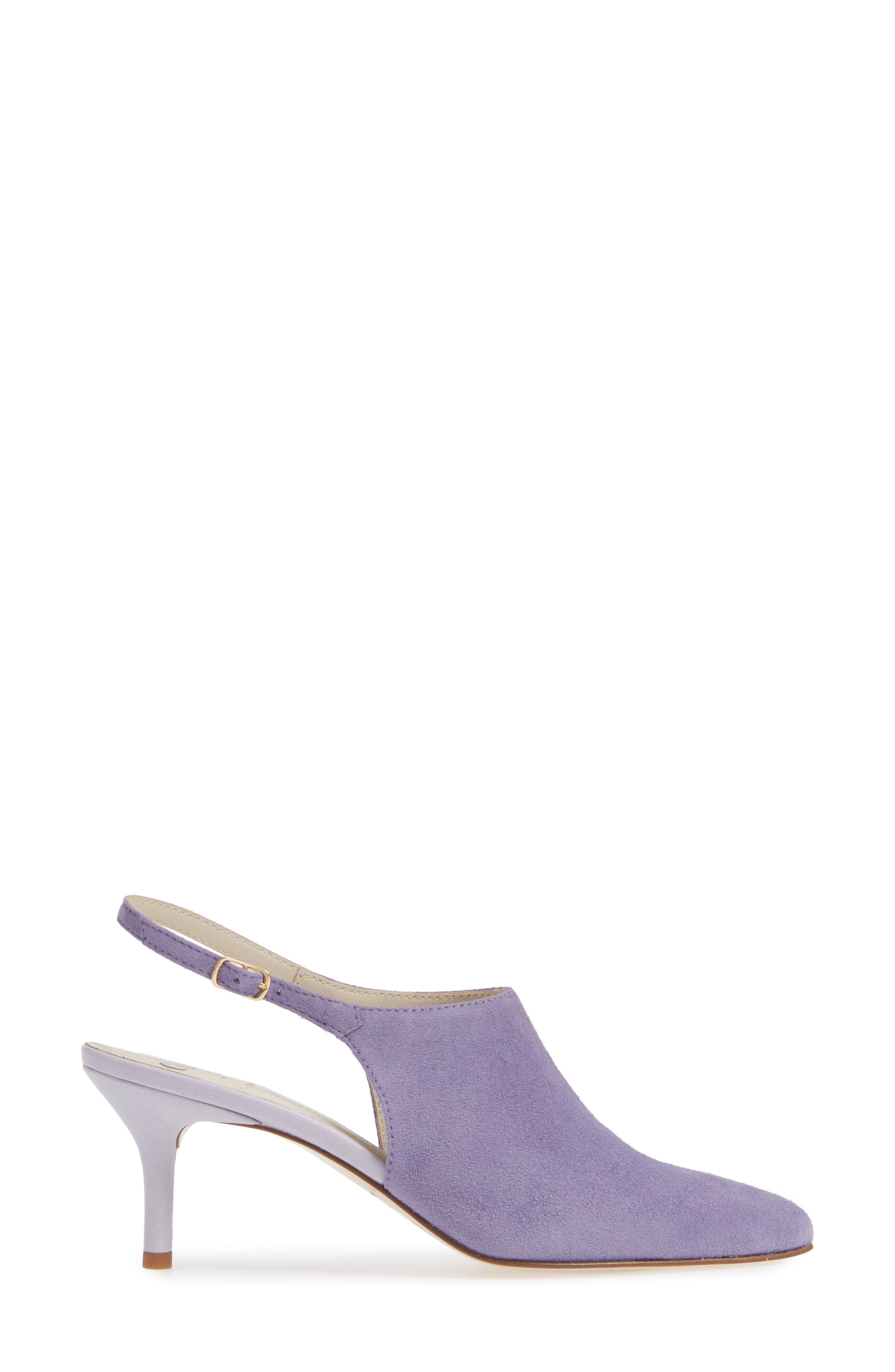Patrizio Slingback Pump, Alternate, color, LILAC SUEDE