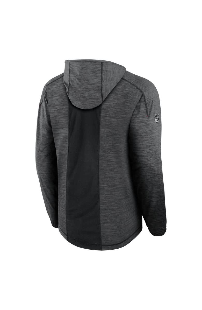 FANATICS Men's Fanatics  Black New Jersey Devils Authentic Pro Rink Lightweight Pullover Hoodie, Alternate, color, 