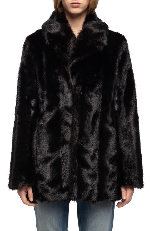 Fleur Faux Fur Coat