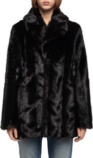 Zadig & Voltaire Fleur Faux Fur Coat