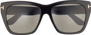 TOM FORD Flynn 55mm Polarized Butterfly Sunglasses