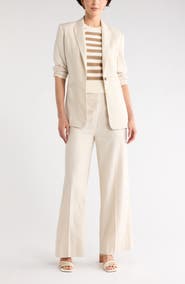 NORDSTROM RACK Wide Leg Linen Blend Pants