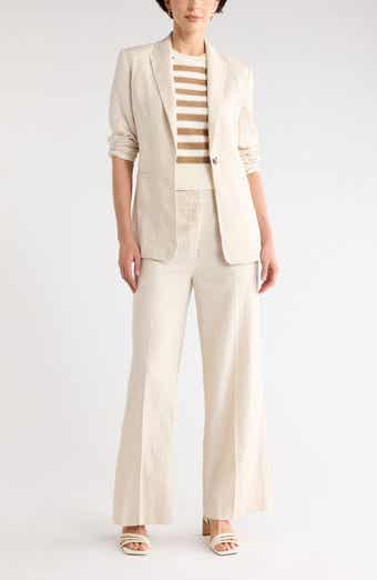 NORDSTROM RACK Wide Leg Linen Blend Pants