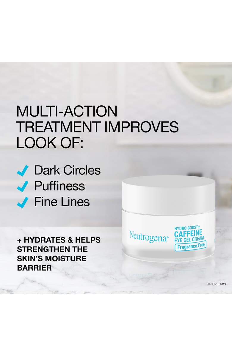 NEUTROGENA Hydro Boost+ Caffeine Eye Gel Cream, Alternate, color, 
