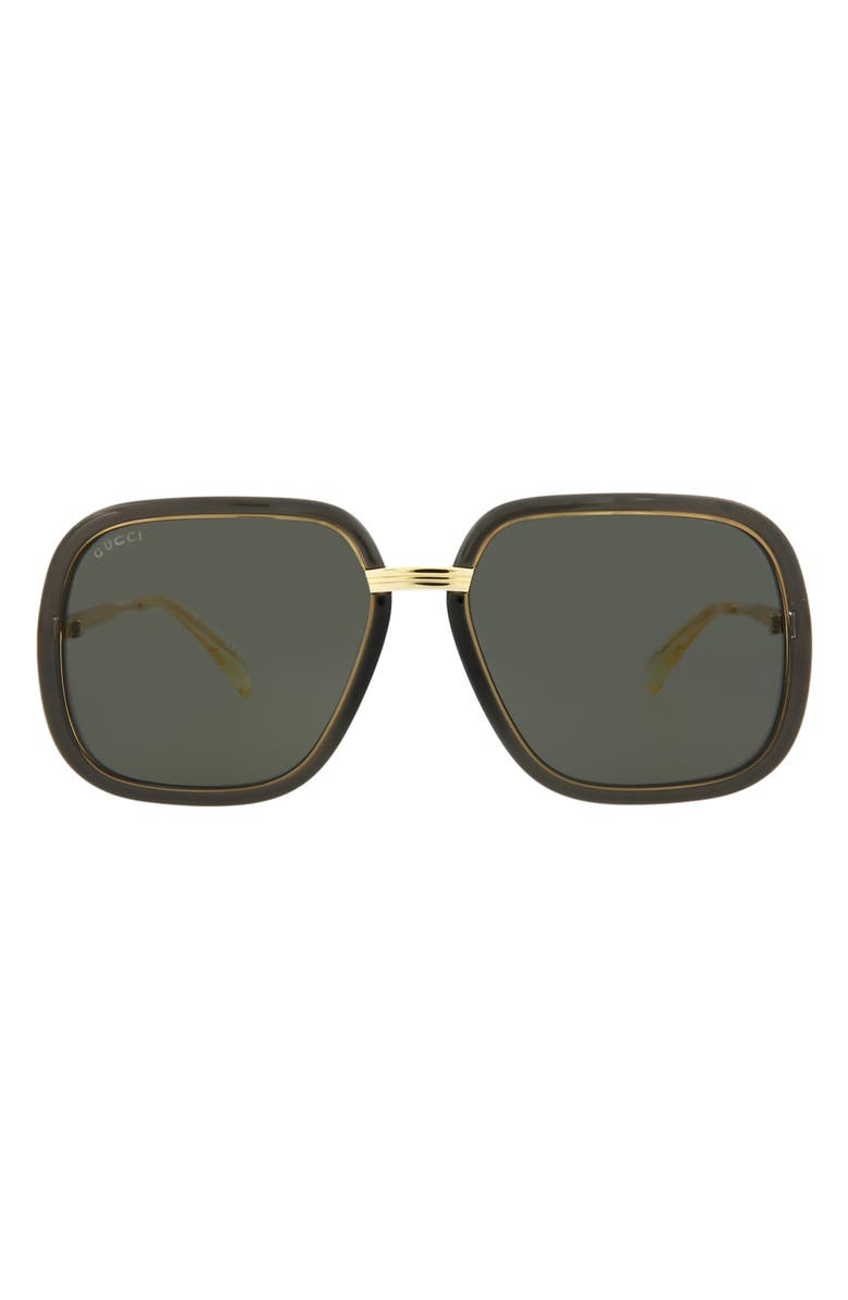 Gucci 60mm Oversize Sunglasses, Main, color,
