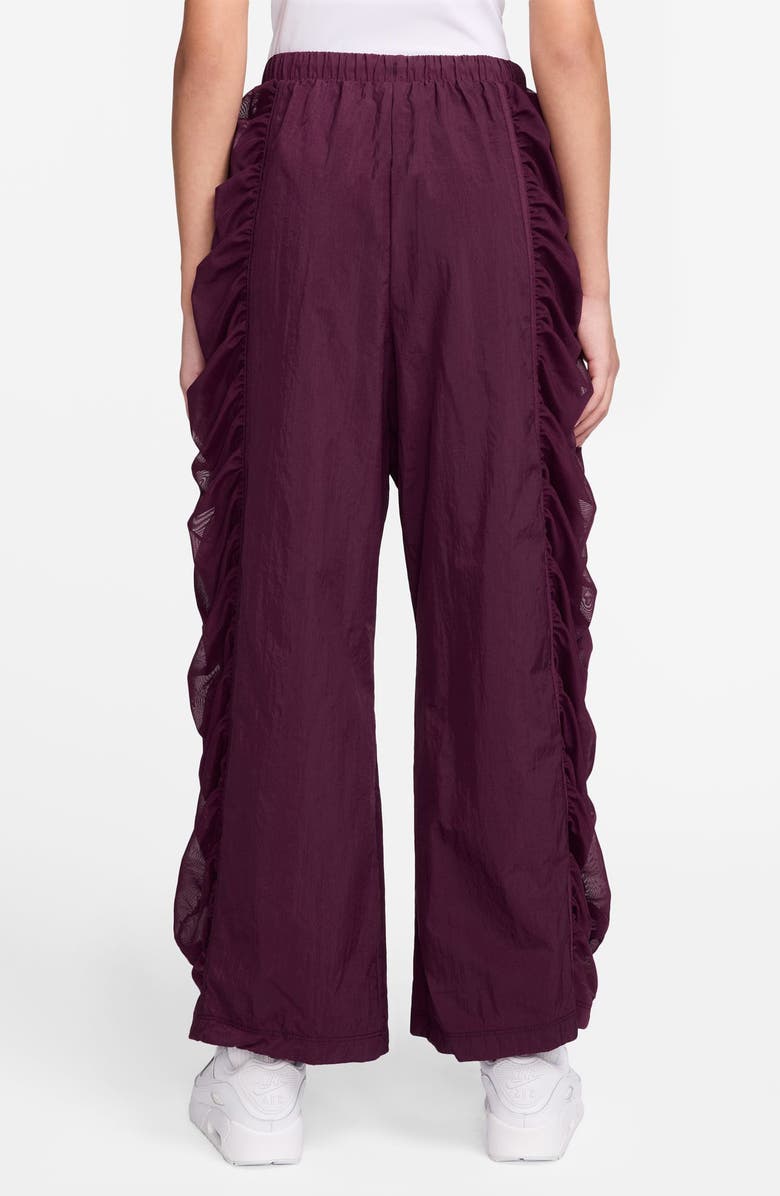 Nike Kids' Dance Wide Leg Pants, Alternate, color, 610 Bordeaux/White