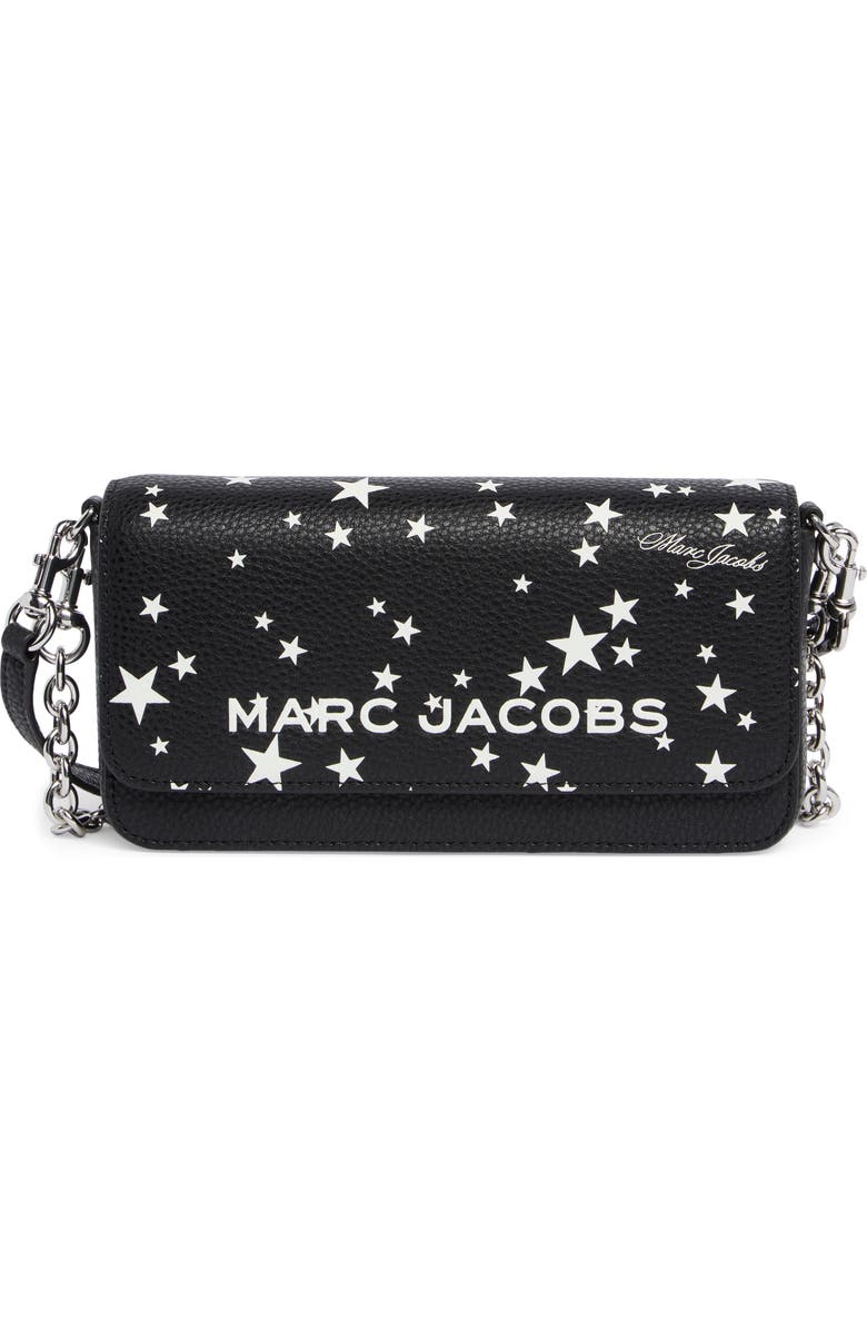 Marc Jacobs Star Print Bold Mini Crossbody Bag, Main, color, Black Multi