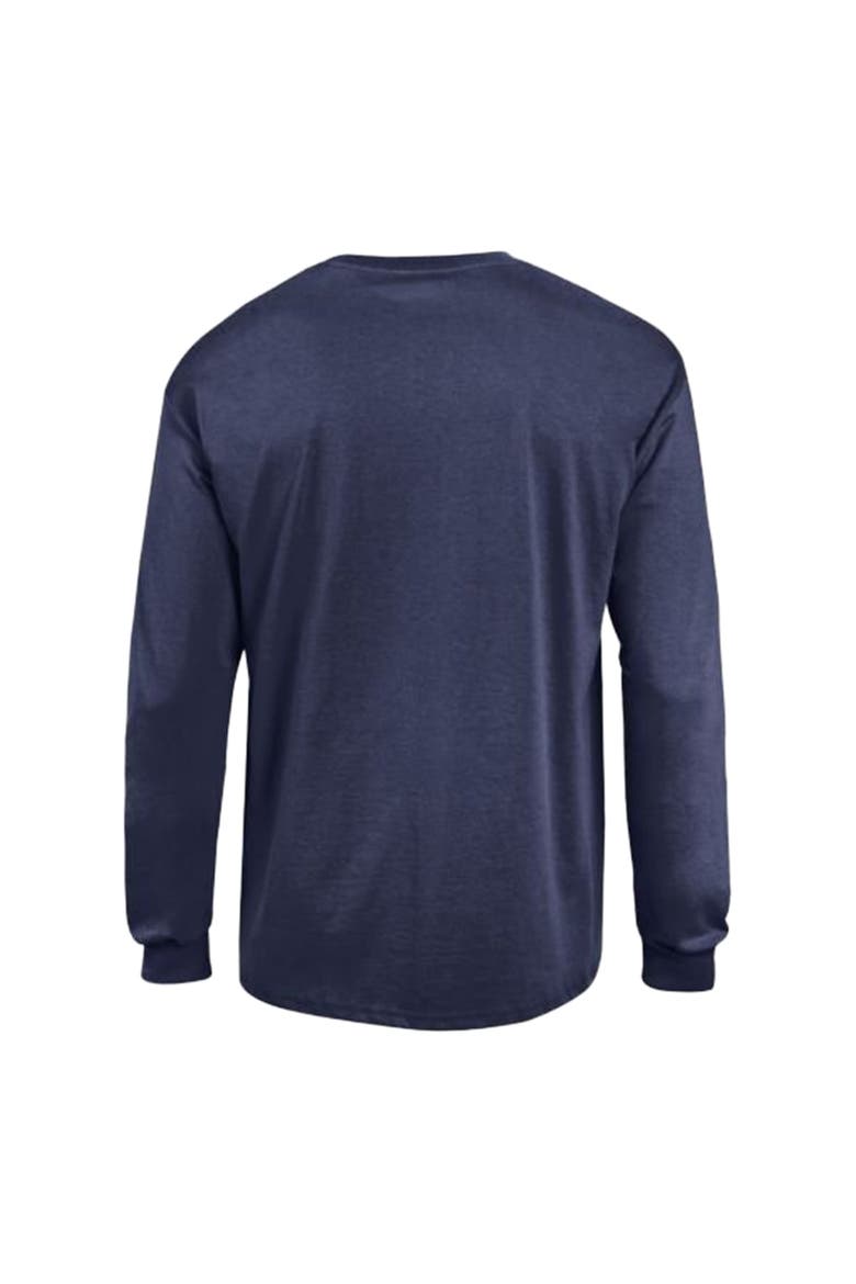 Men's Champion Navy Denver Broncos Arch Over Logo Long Sleeve T-Shirt, Alternate, color, Navy