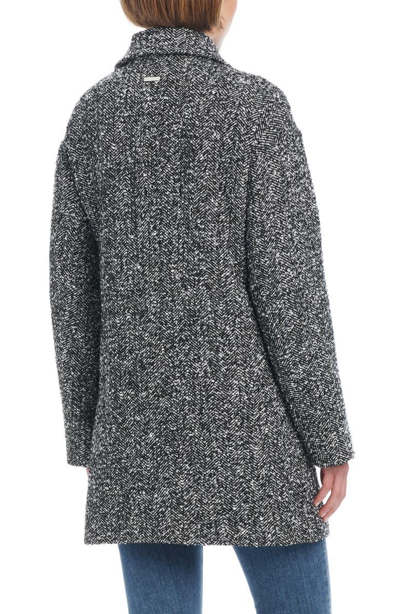 Sanctuary Double Breasted Herringbone Coat, Alternate, color,
