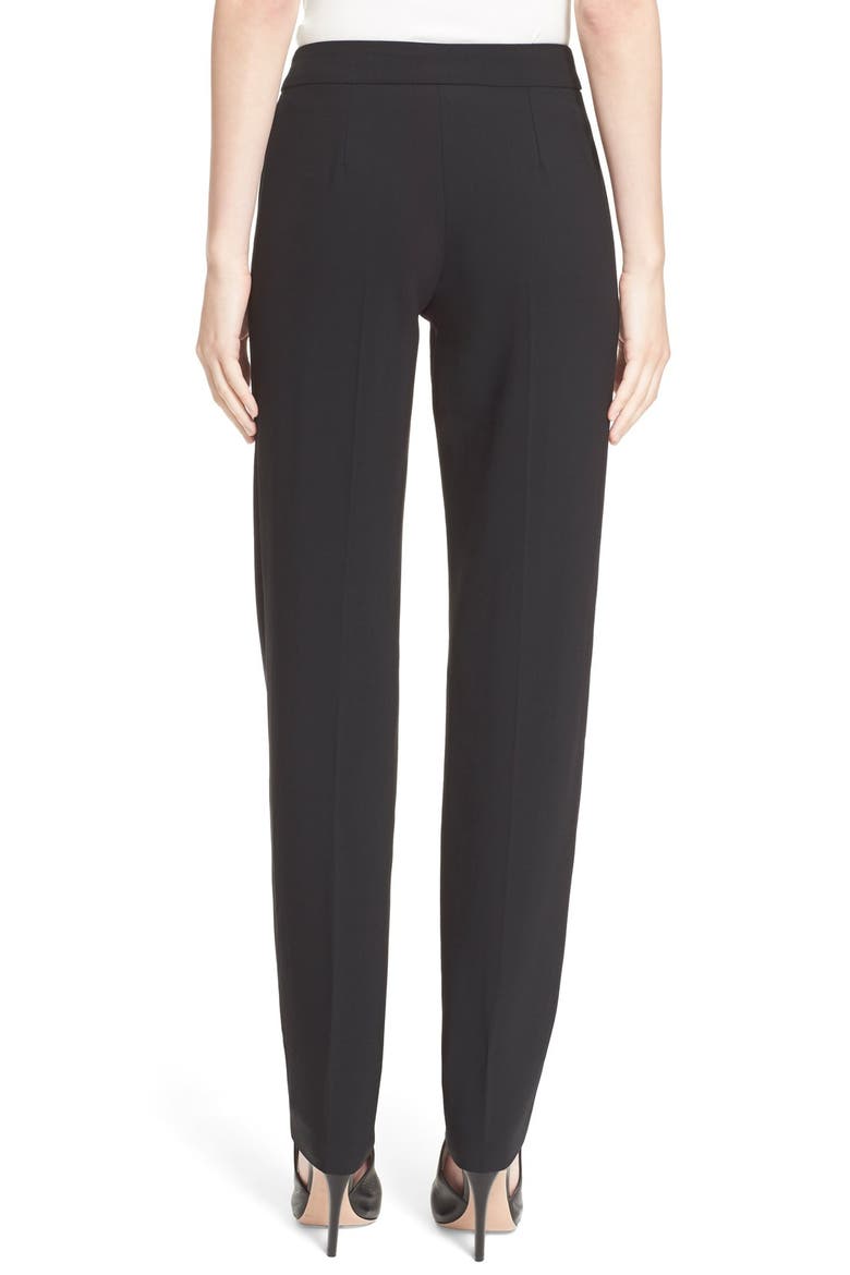 Straight Leg Wool Pants, Alternate, color, BLACK