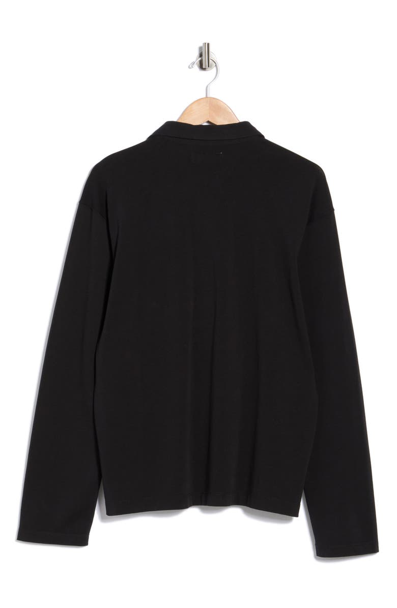 BUCK MASON Coolhand Cotton Popover Shirt, Alternate, color, Black