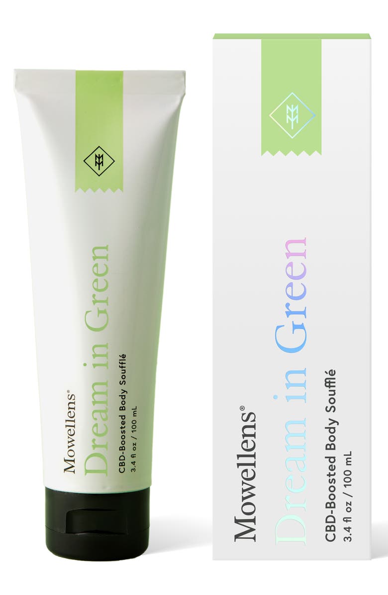 Mowellens Dream in Green CBD-Boosted Body Soufflé, Main, color,