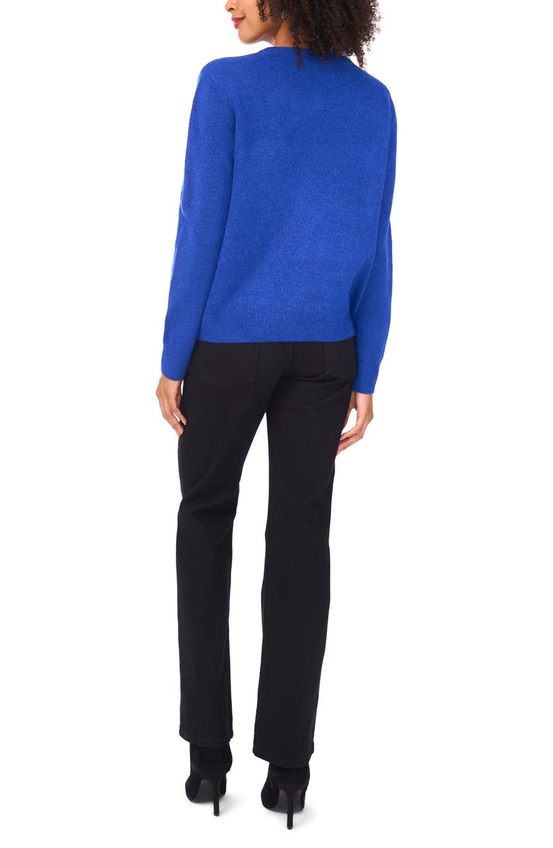 Vince Camuto Saint Moritz Crewneck Sweater, Alternate, color, Cobalt Sea
