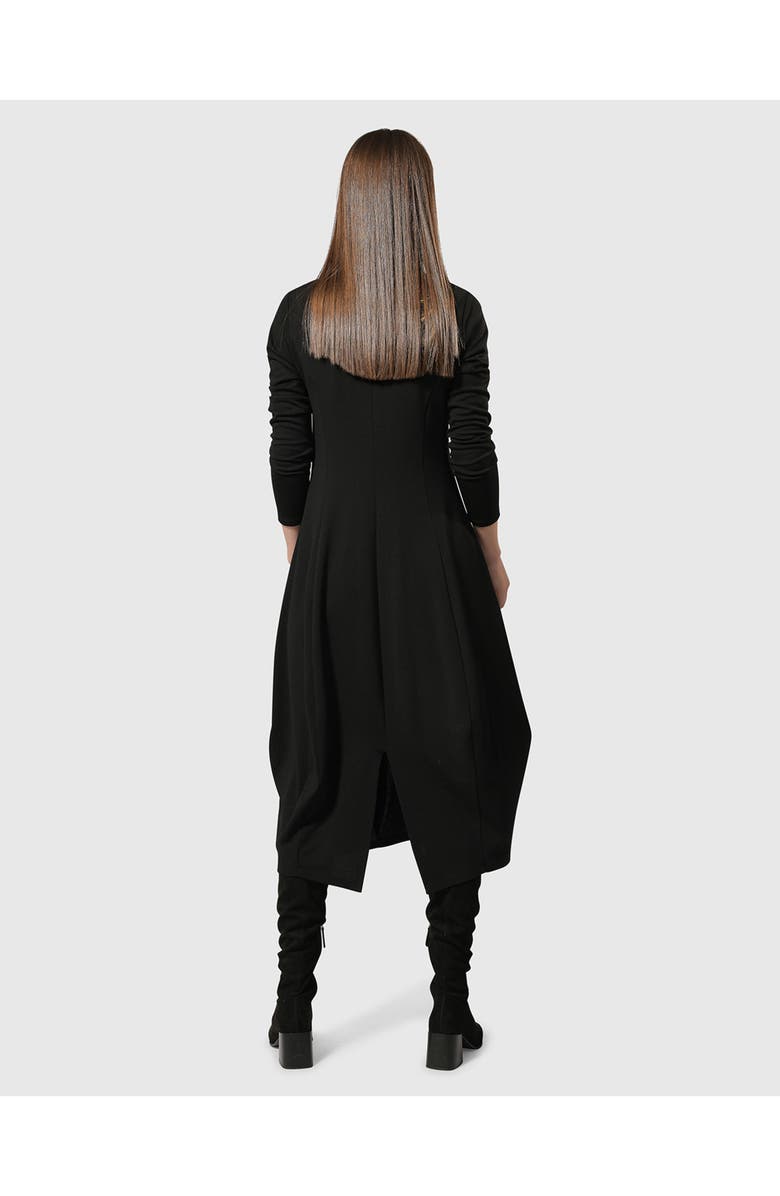 Alembika Essential Pockets Cocoon Dress, Alternate, color, Black