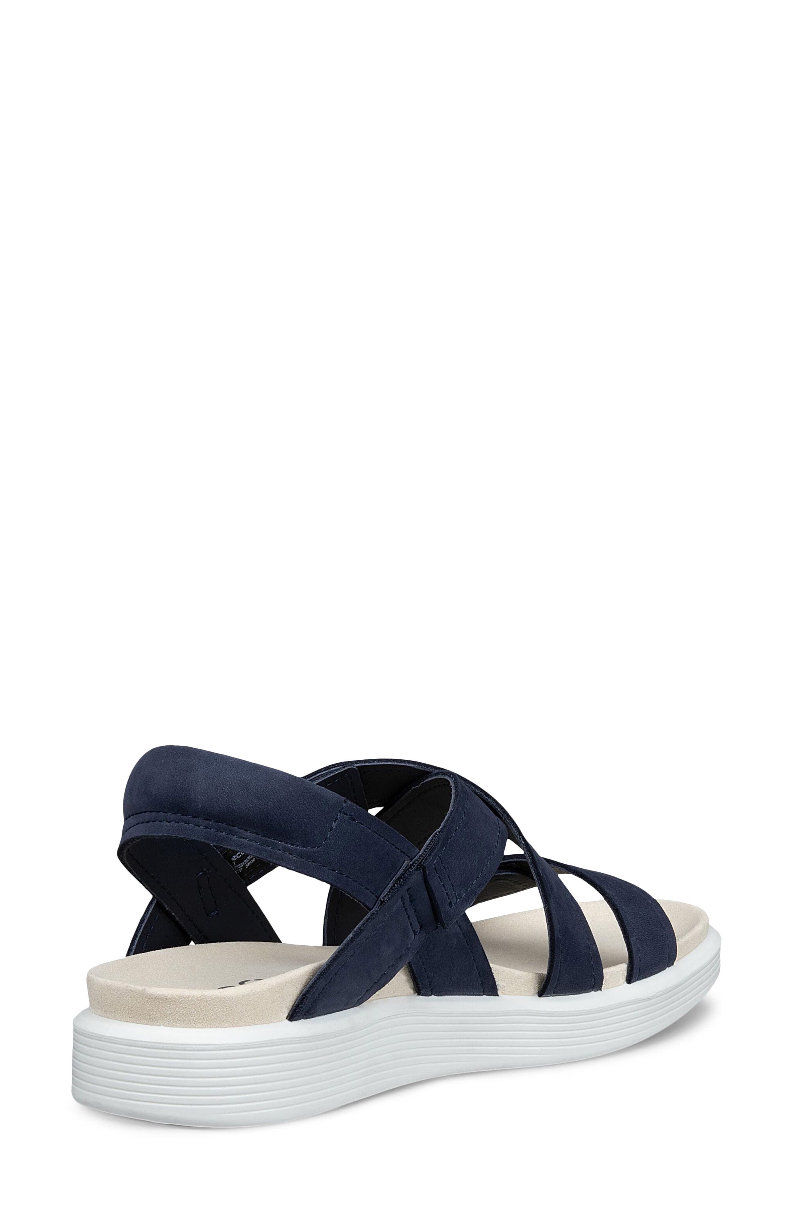 Soft Cross Strap Sandal, Alternate, color, MARINE