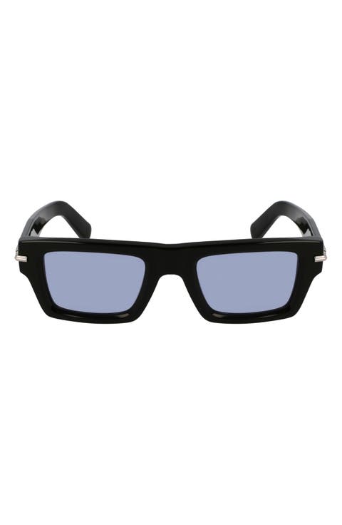 Prisma 50mm Rectangular Sunglasses