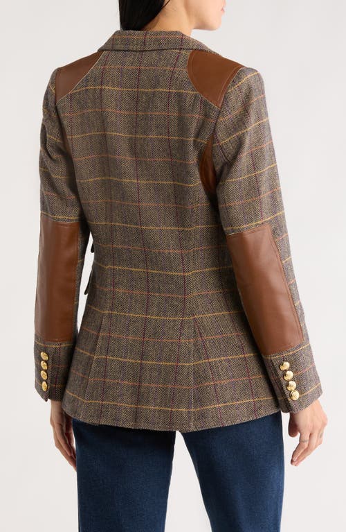 Love Token Piper Plaid Blazer In Multi