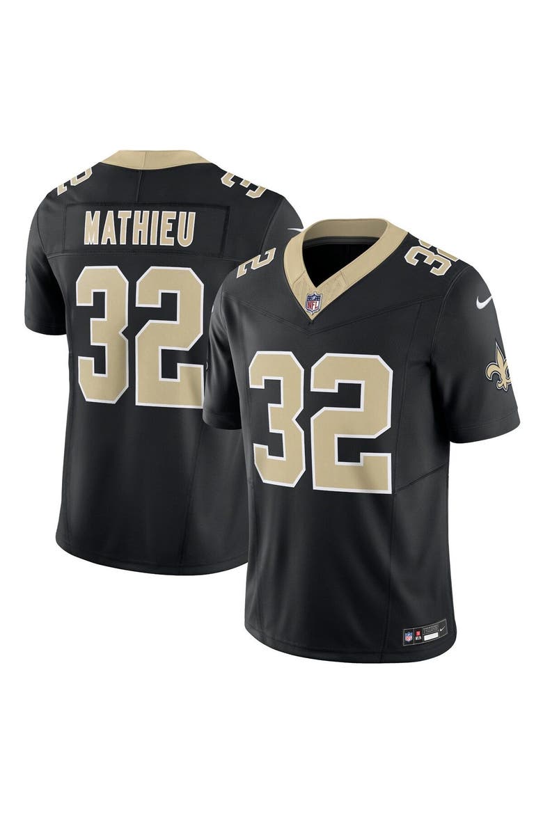 Men's Nike Tyrann Mathieu Black New Orleans Saints Vapor F.U.S.E. Limited Jersey, Main, color, Black