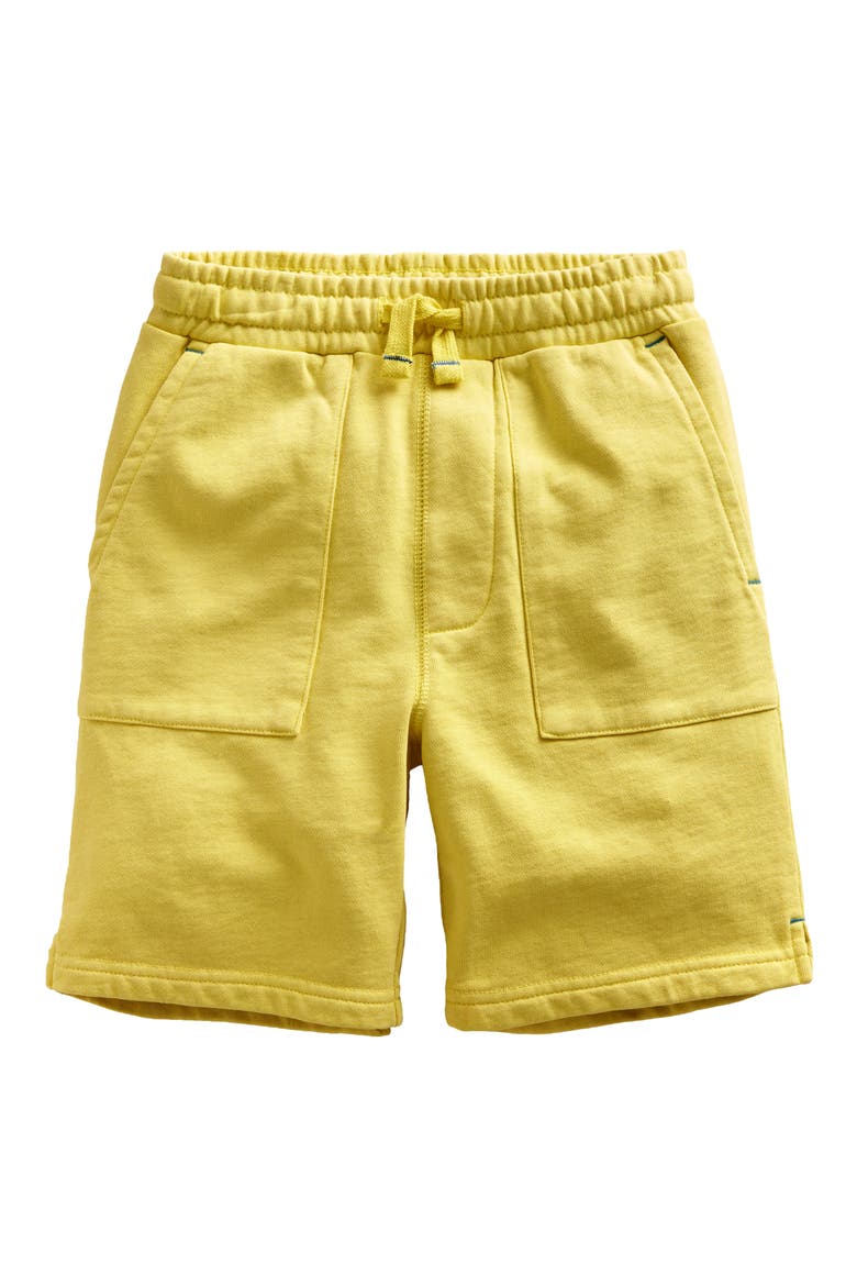 Kids' Cotton Sweat Shorts, Main, color, ZEST YELLOW