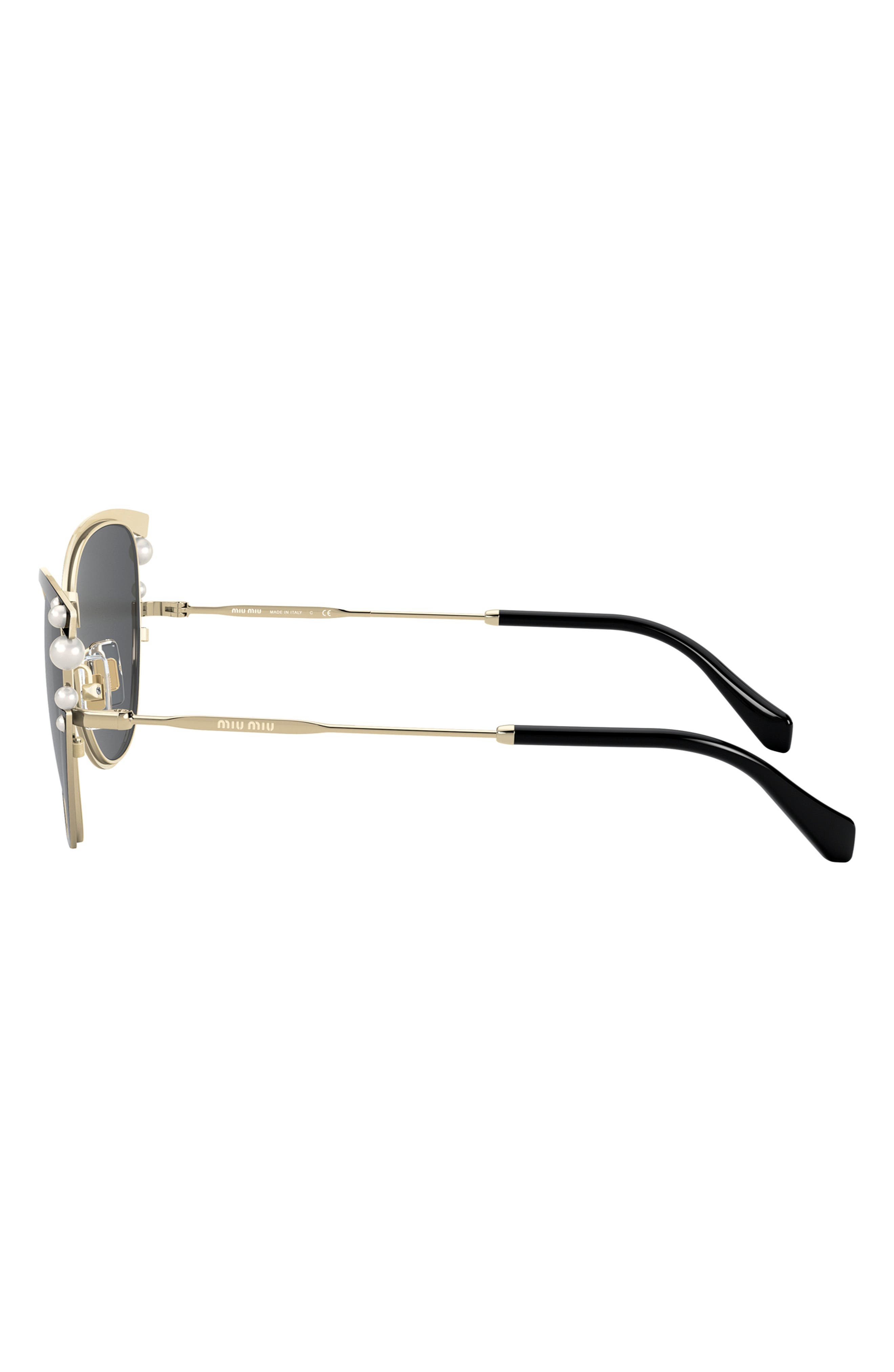 Miu Miu 55mm Polarized Cat Eye Sunglasses (Men) | Nordstromrack