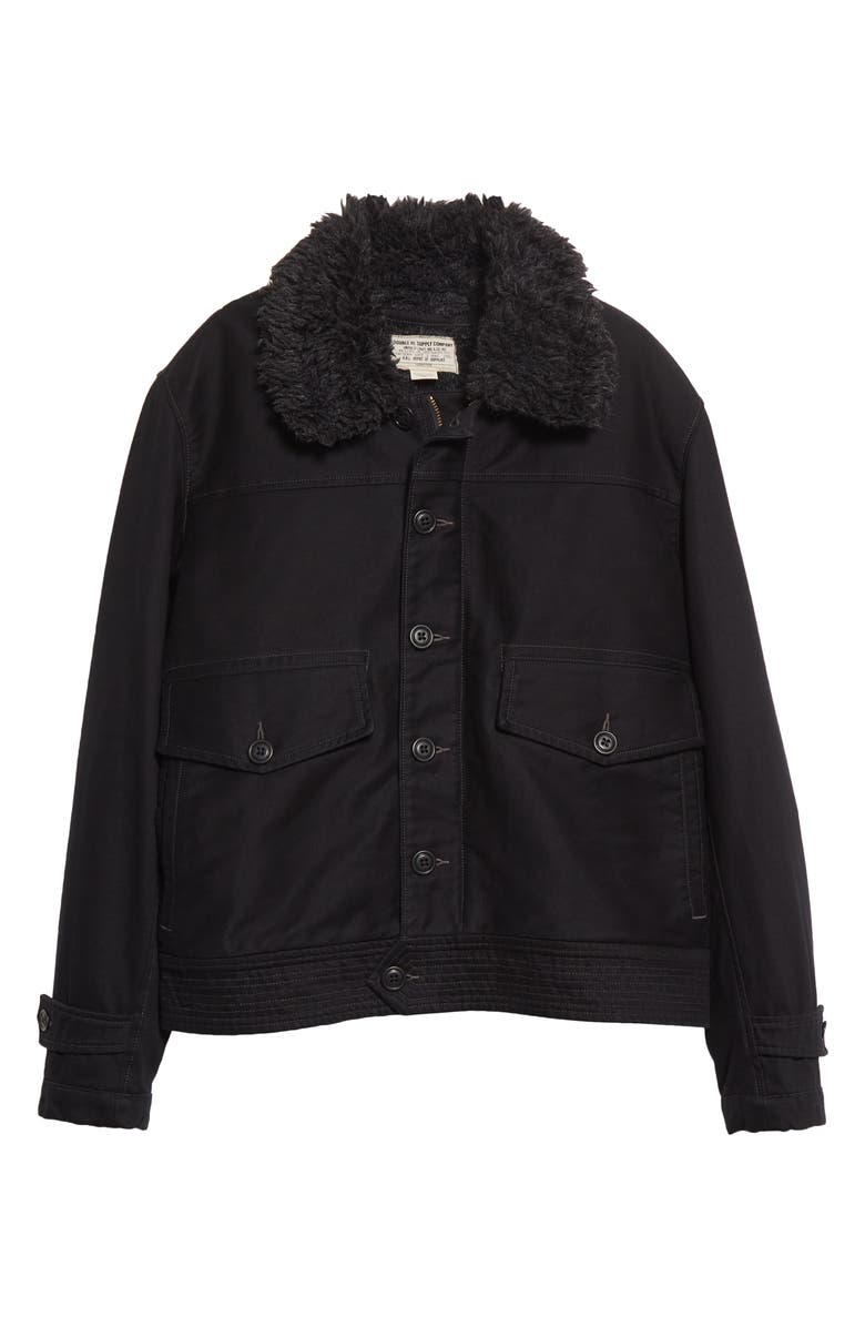 Double RL Kenton Faux Shearling Lined Corduroy Jacket, Alternate, color,