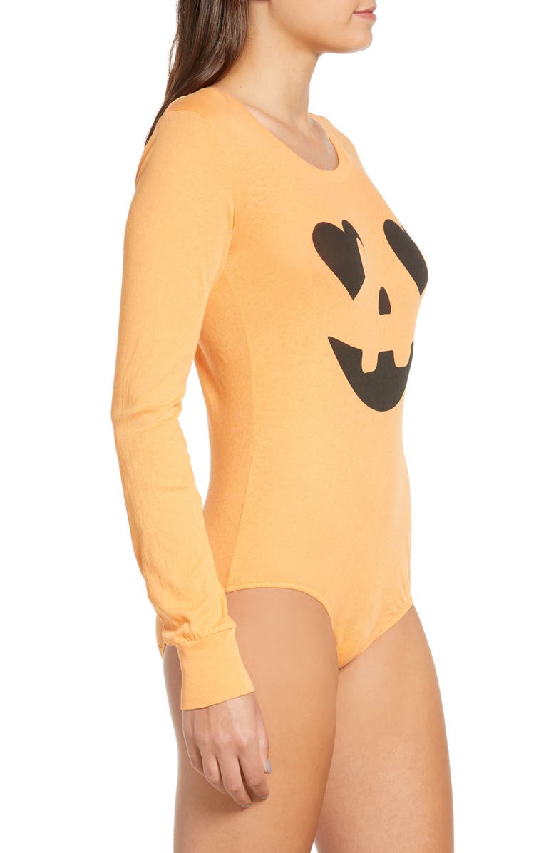 Wildfox Jack O' Heart Bodysuit, Alternate, color,