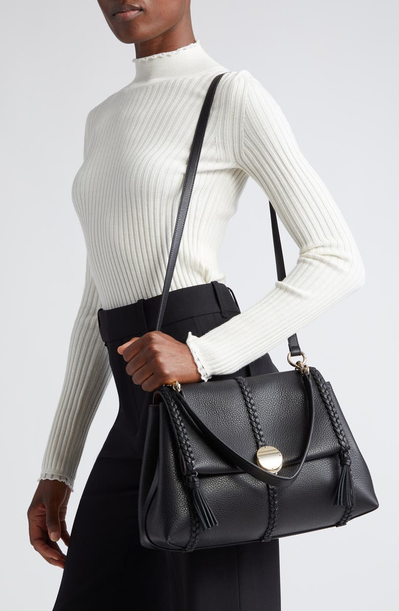 Chloé Medium Penelope Leather Bag, Alternate, color,