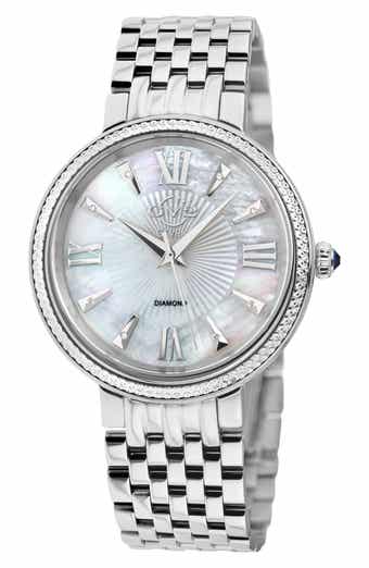 Women's Genoa Diamond Dial Bracelet Watch, 37mm