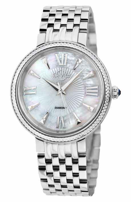 Women's Genoa Diamond Dial Bracelet Watch, 37mm