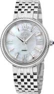GV2 Women's Genoa Diamond Dial Bracelet Watch, 37mm