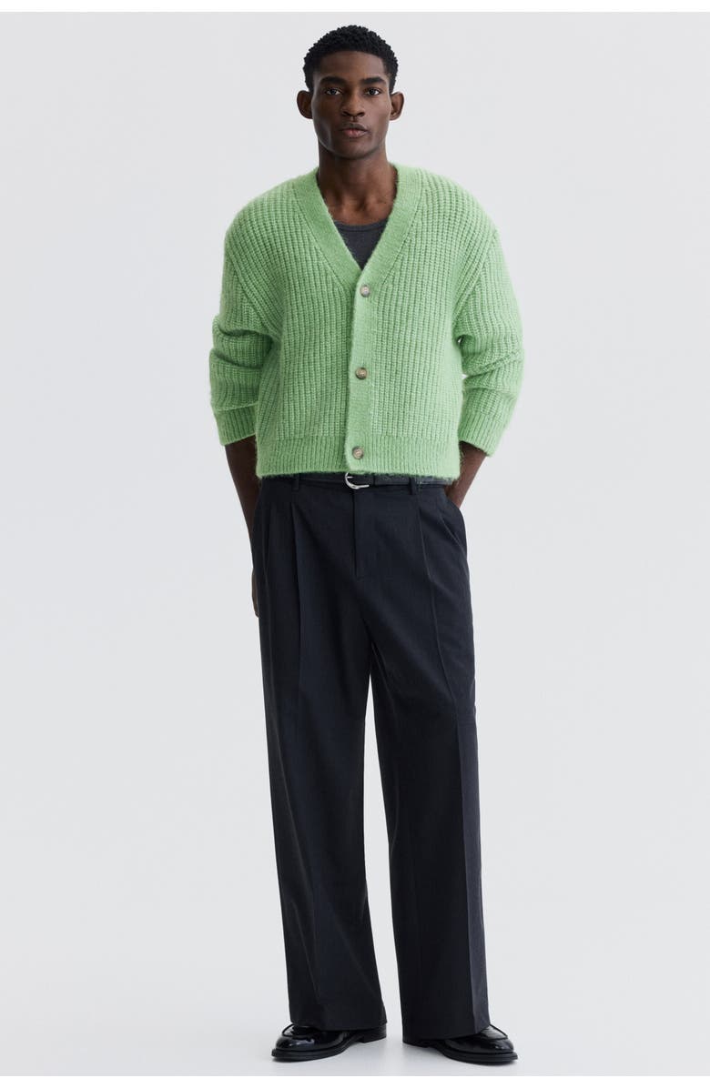 H&M Loose Fit Cardigan, Main, color, Green