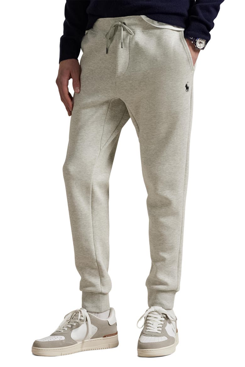 Double Knit Jogger Pants, Main, color, LIGHT SPORT HEATHER