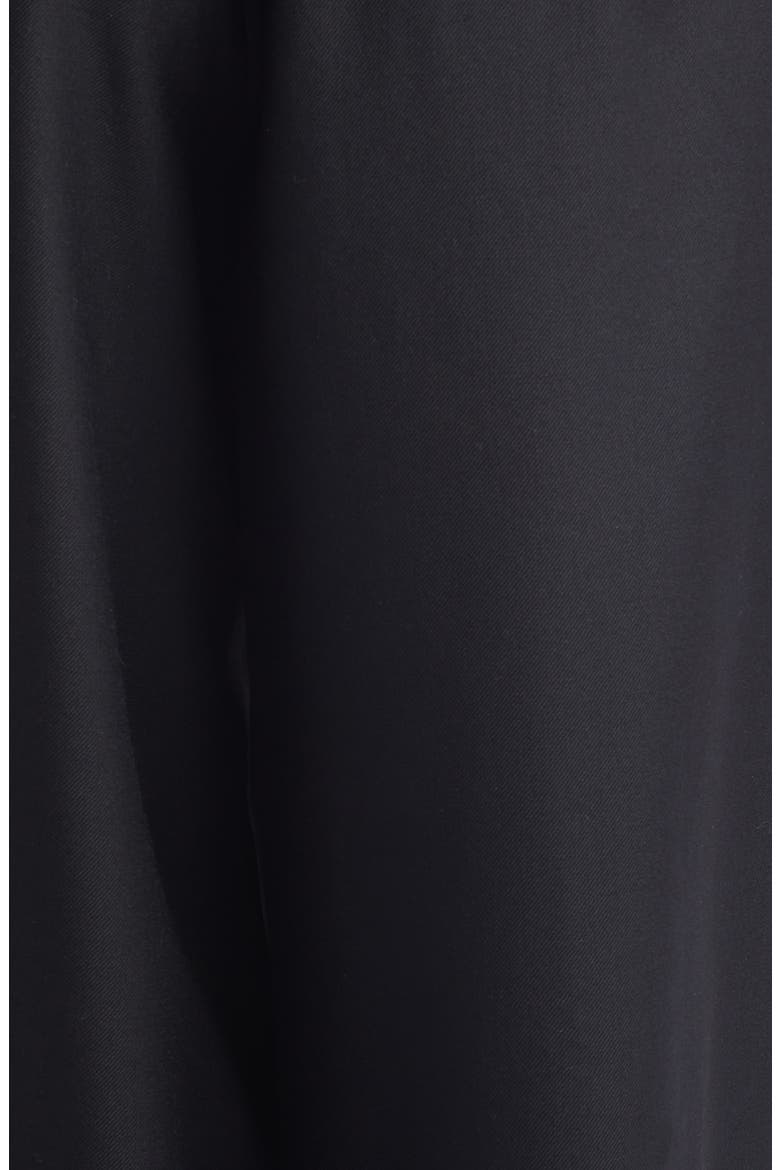 Leona High Waist Wide Leg Wool Trousers, Alternate, color, BLACK