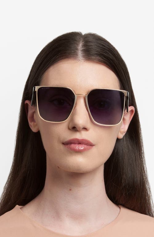 Etro 58mm Gradient Square Sunglasses In Gold