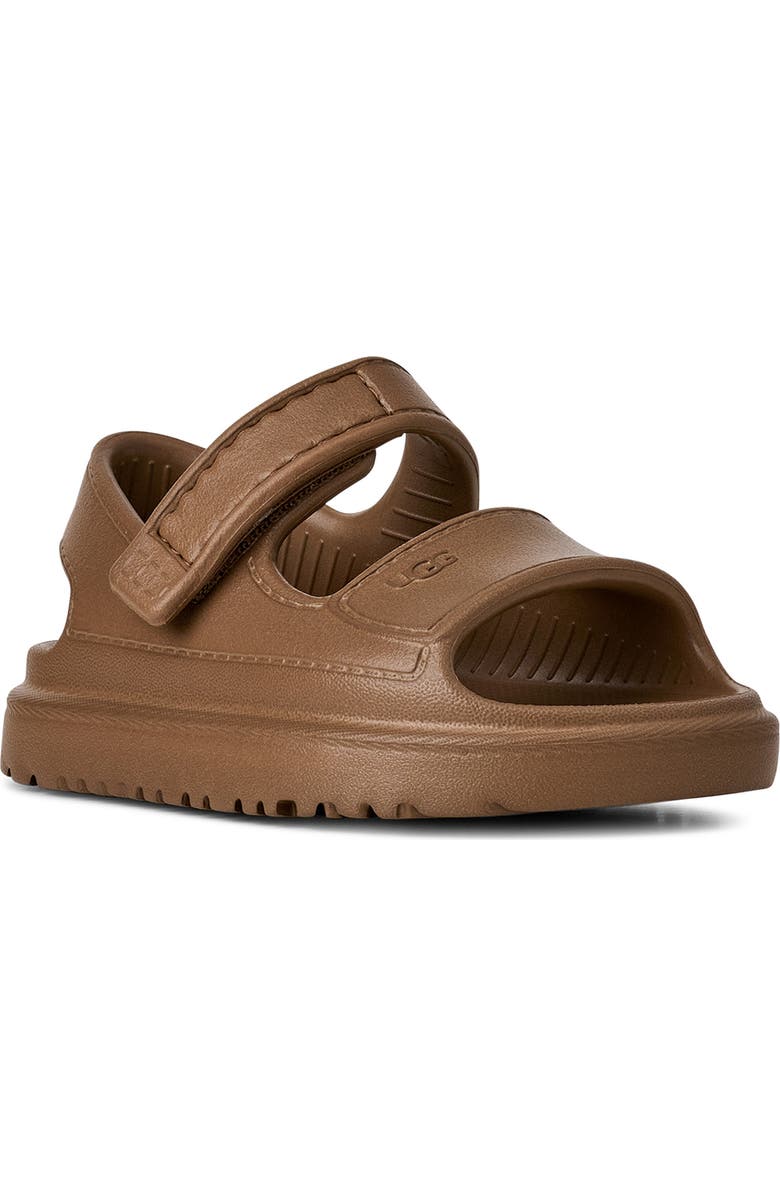 UGG<sup>®</sup> Kids' GoldenGlow Water Friendly Sandal, Main, color, Bison Brown