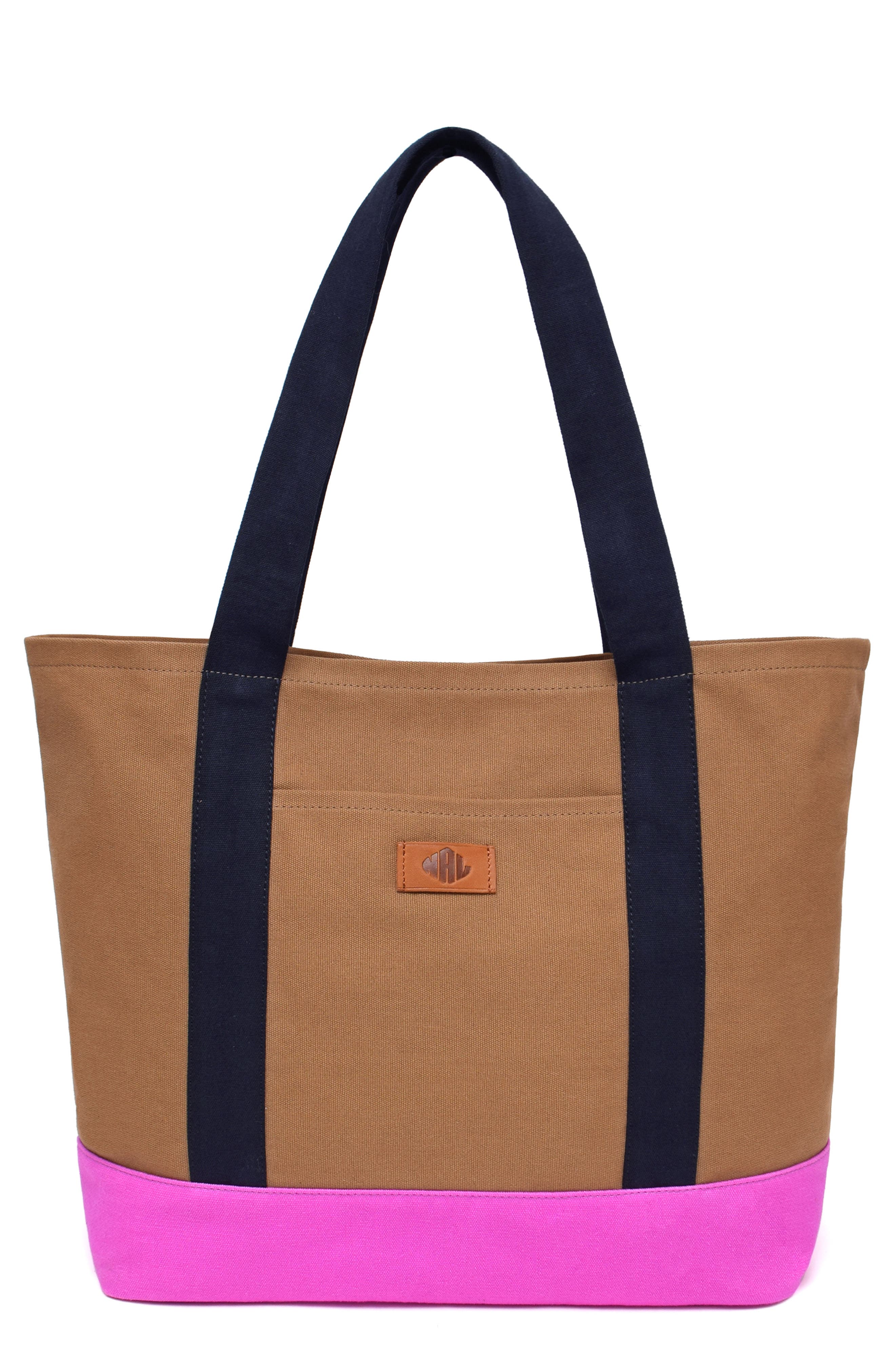 Kylee Colorblocked Canvas Tote