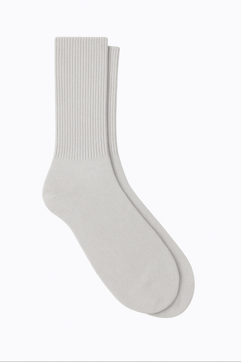 Cotton Cashmere Ankle Socksgrey