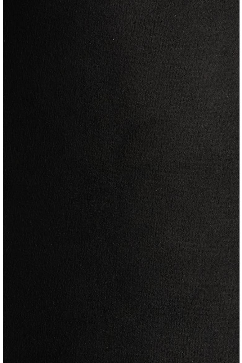 One-Button Faux Suede Jacket, Alternate, color, ANNE BLACK