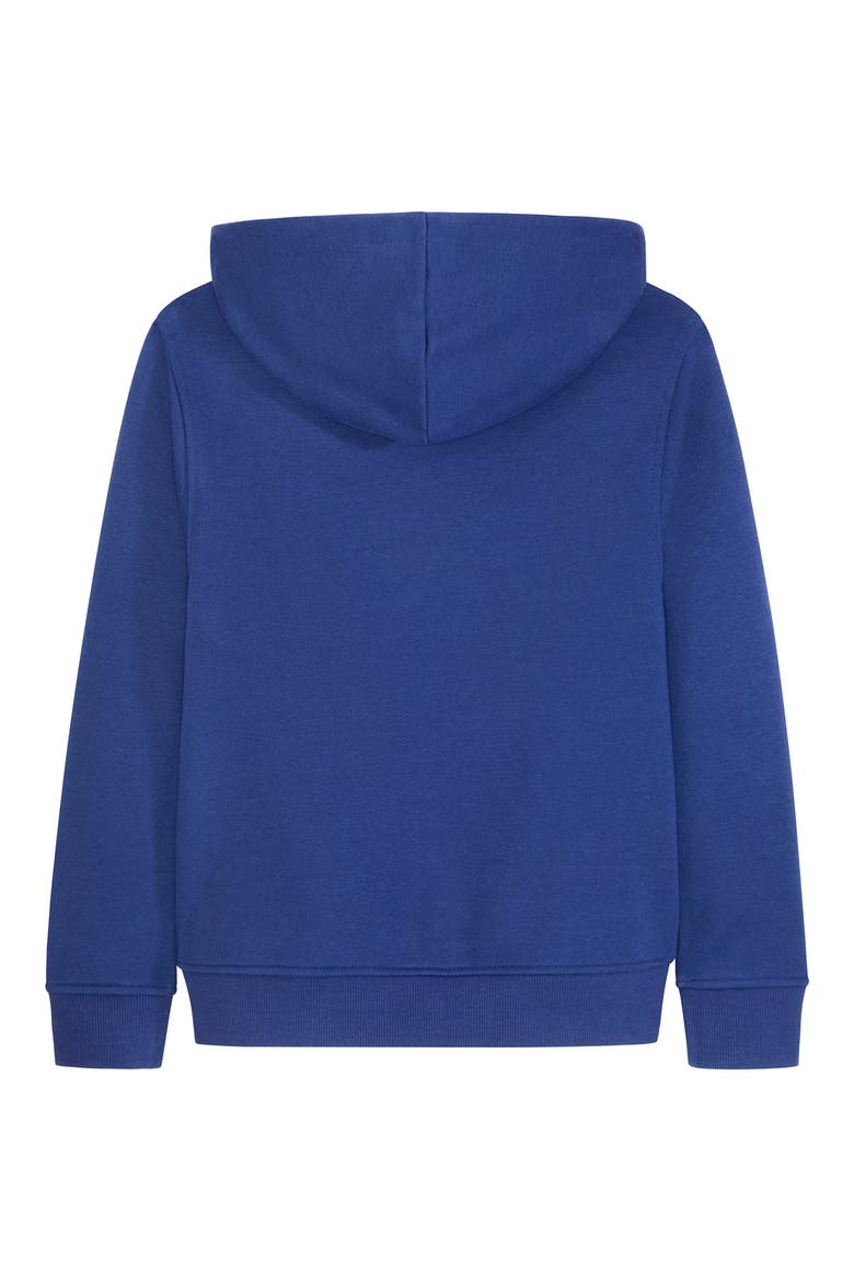 Kids' Graphic Fleece Hoodie, Alternate, color, NAVY