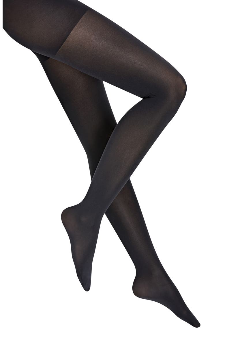 Aurora 70 Opaque Tights, Main, color, BLACK