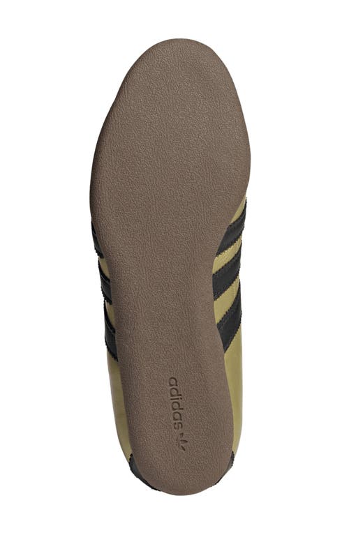 Adidas Originals Tokyo Deconstructed Leather Striped Sneakers In Gold Met/black/bronze