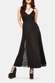 Disturbia Nite Lace Godet Cami Maxi Dress