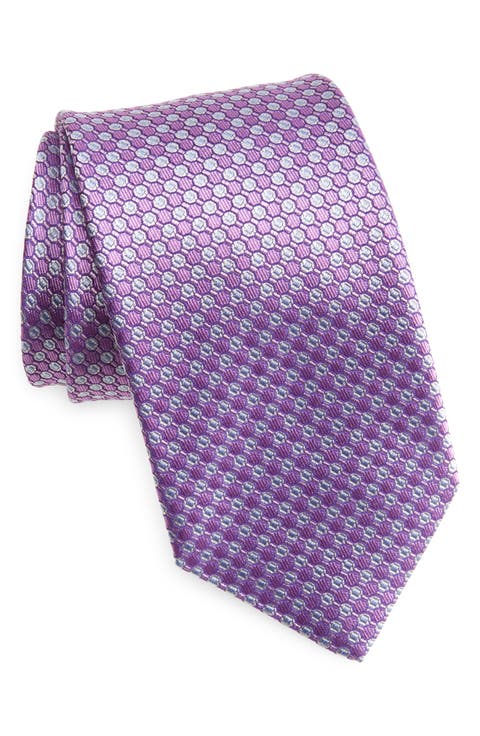 Geometric Silk Tie