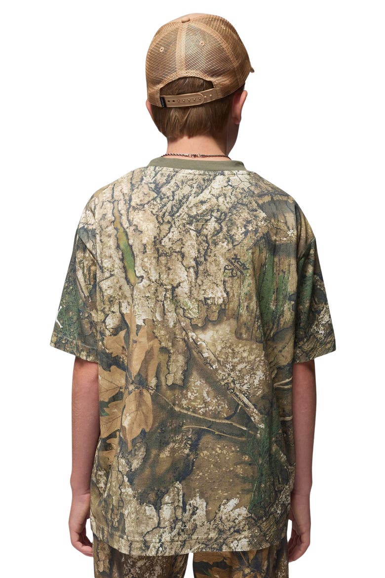 Kids' x Realtree MJ MVP Distressed T-Shirt, Alternate, color, MEDIUM OLIVE