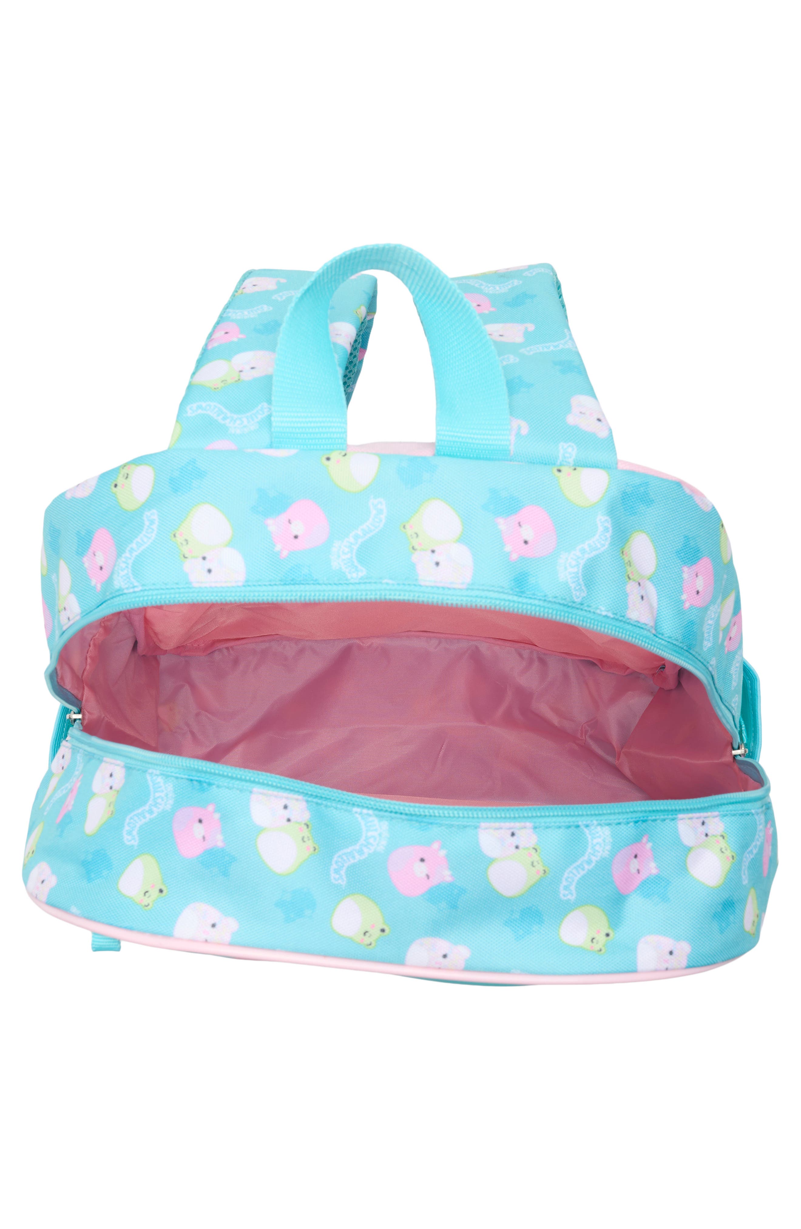 USPA ACCESSORIES Kids' Squishmallow Backpack & Lunchbox Set, Alternate, color, Teal