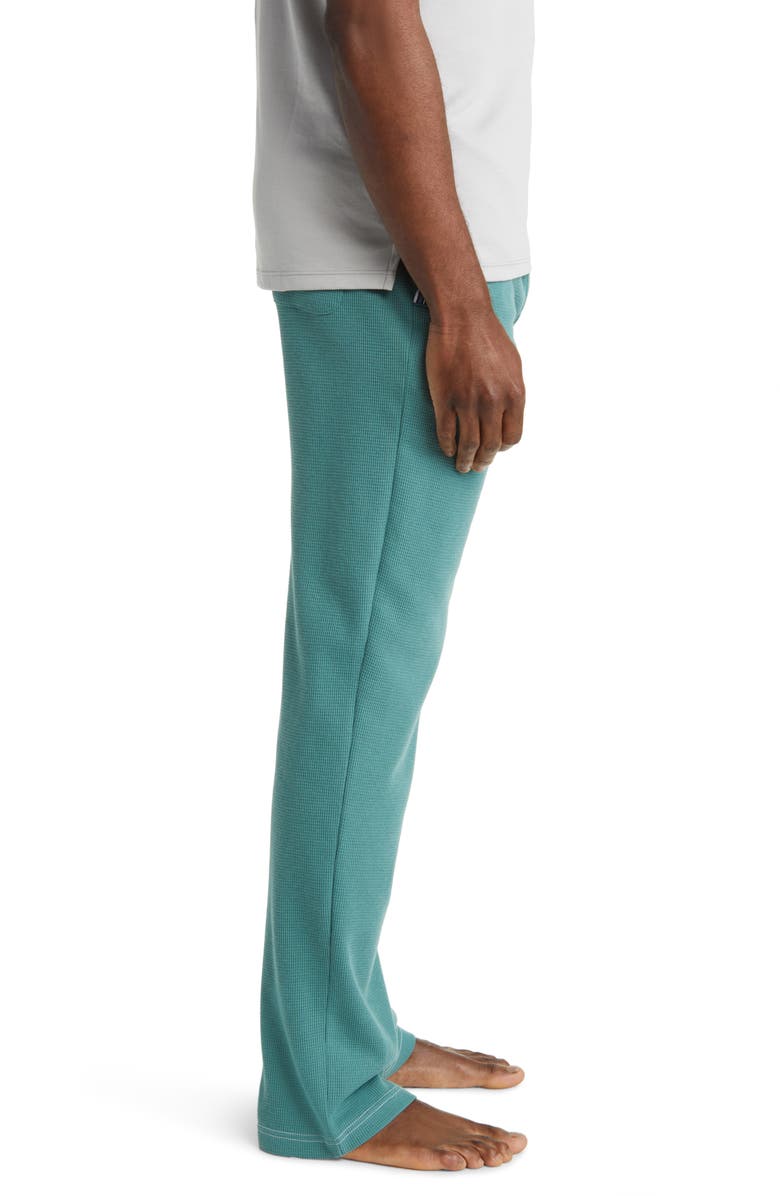 Majestic International Waffle Stitch Lounge Pants, Alternate, color, 