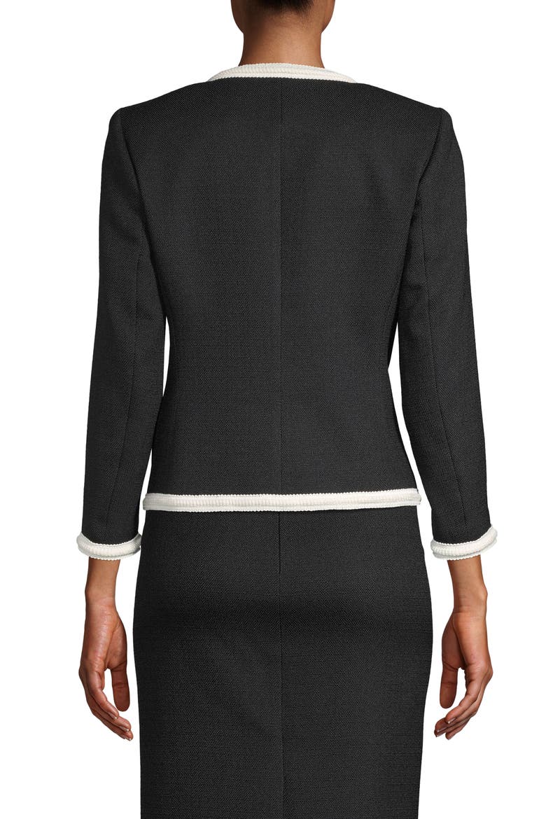 Braided Trim Jacket, Alternate, color, ANNE BLACK